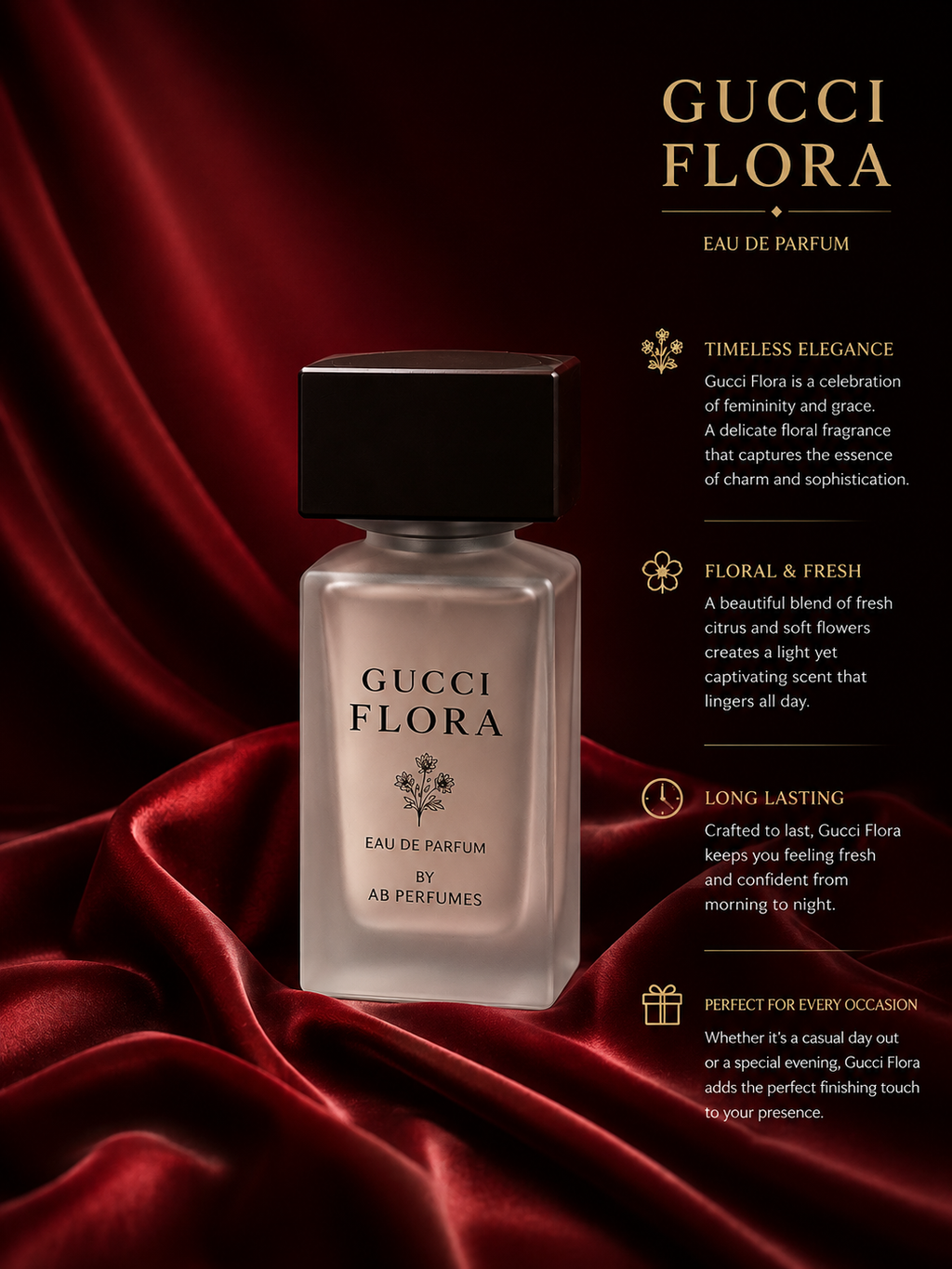GUCCI FLORA EAU DE PARFUM 50ml