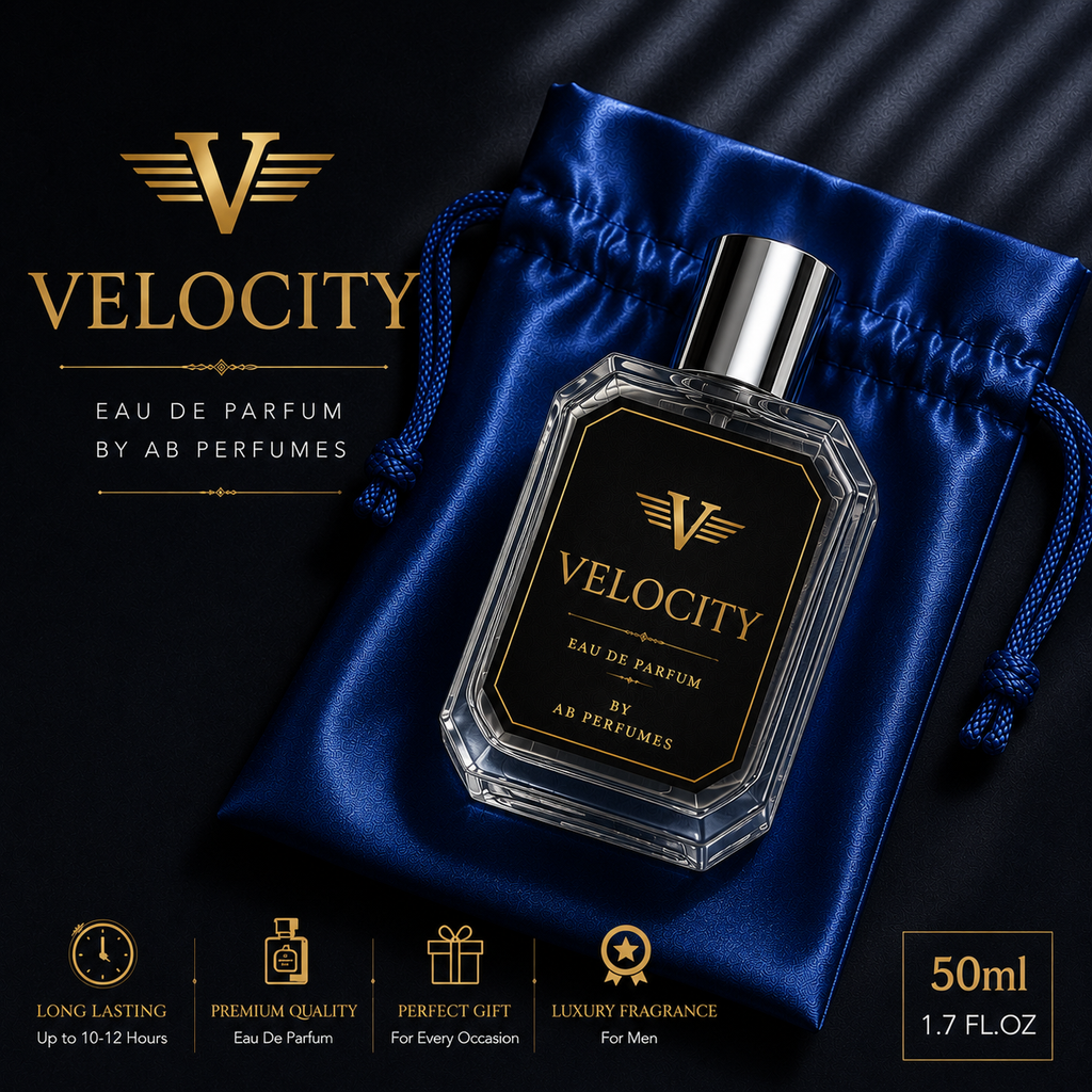 VELOCITY Eau De Parfum – 50ml  By AB PERFUMES