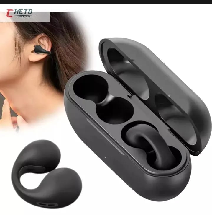 Black Silicone ANC Earbuds with Bass Boost