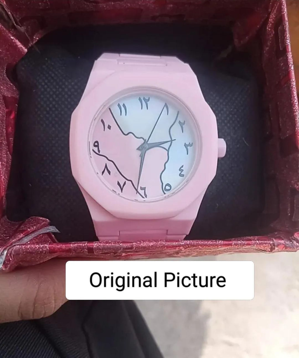 Pink Women's Carbon Fiber Analogue Watch 40mm