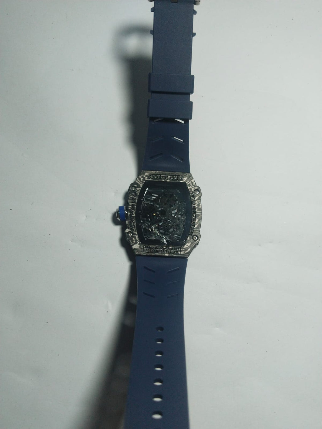 RM Skeleton Automatic Watch – Black & Blue