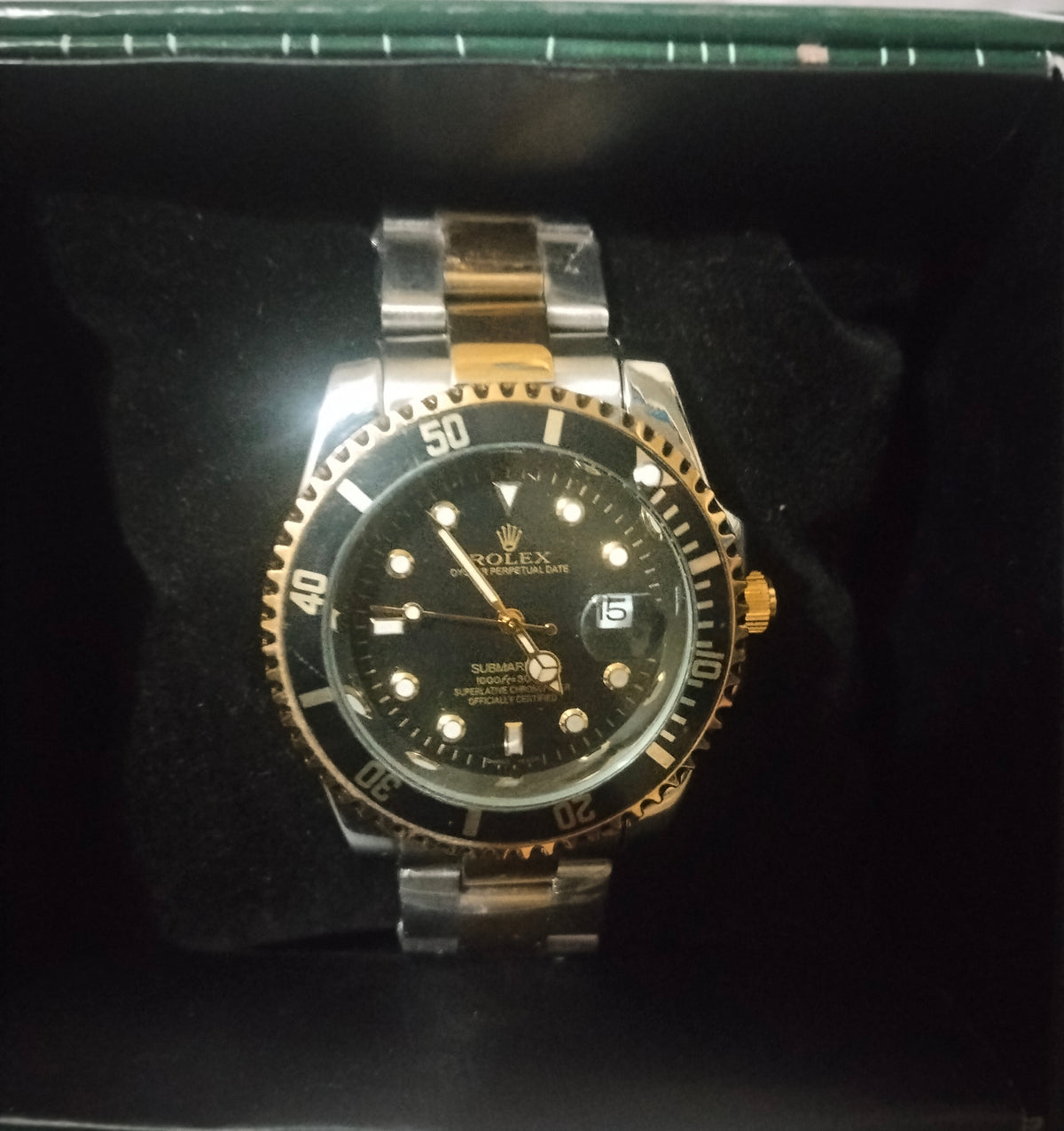 Rolex Submariner Date – Two-Tone Black Dial